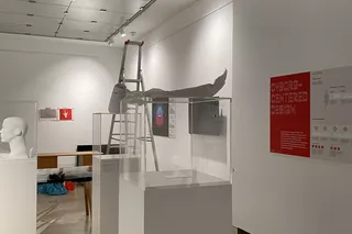 Aufbau Ausstellung Transhuman