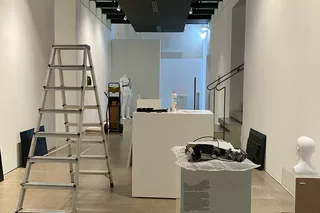Aufbau Ausstellung Transhuman