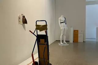 Aufbau Ausstellung Transhuman