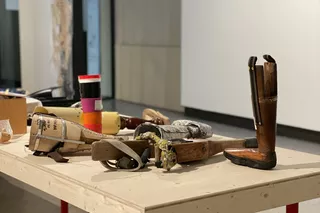 Aufbau Ausstellung Transhuman