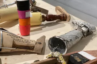Aufbau Ausstellung Transhuman