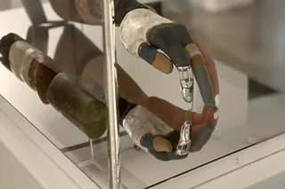 Aufbau Ausstellung Transhuman