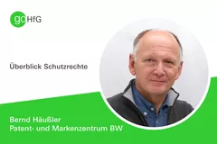 Bernd Häussler mit grünem Balken